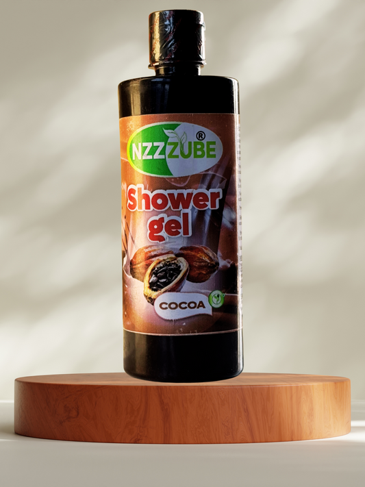 Shower Gel  with Cocoa - 100% Natural Black Soap 500ml